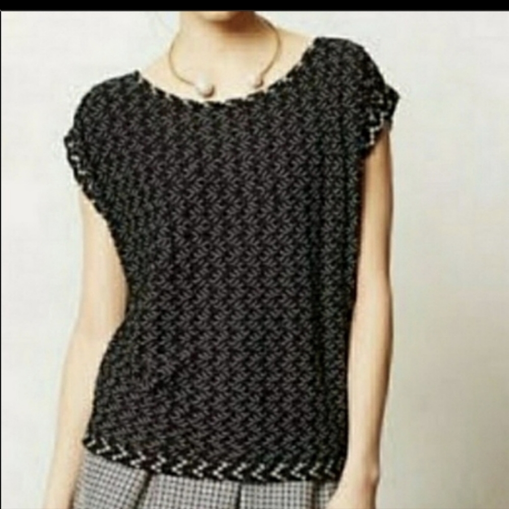 *3 for $25* Anthropologie Postmark Woven Top